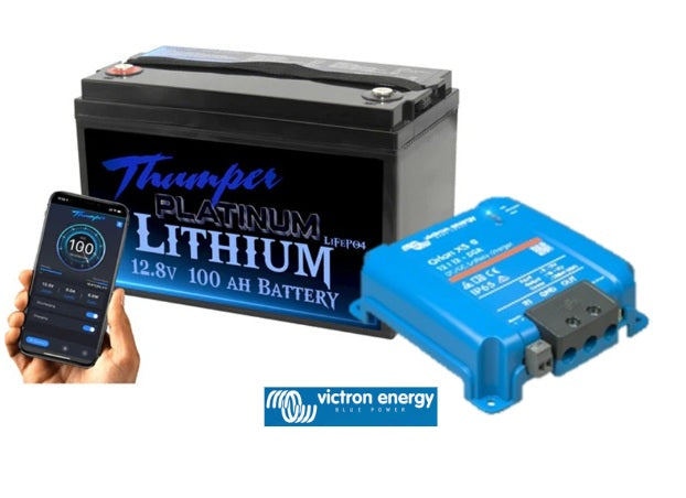 Thumper Lithium 100AH + Choose Your BMS & DC DC Charger