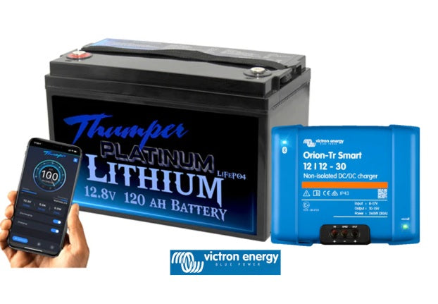 Thumper Lithium 120AH + Choose Your BMS & DC DC Charger