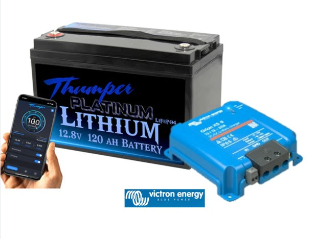 Thumper Lithium 120AH + Choose Your BMS & DC DC Charger