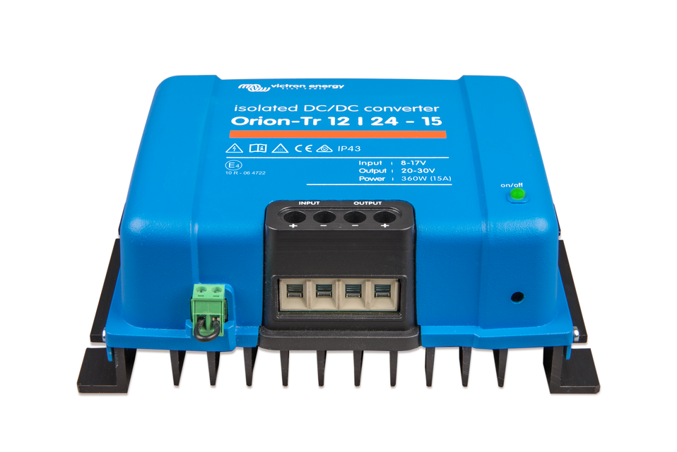 Orion-Tr 12V to 24V-15A 360W Isolated DC-DC Converter