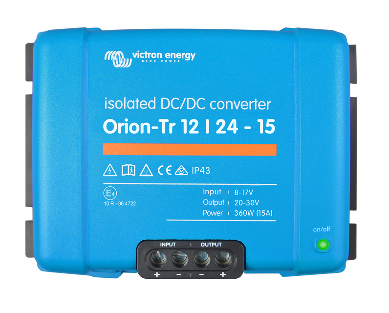 Orion-Tr 12V to 24V-15A 360W Isolated DC-DC Converter