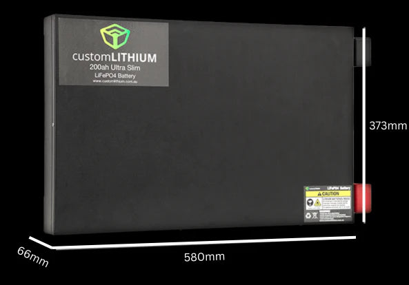 Ultra Slim Lithium Battery 200Ah