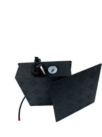 5L Black Checker Plate Tank Cover - GEN4