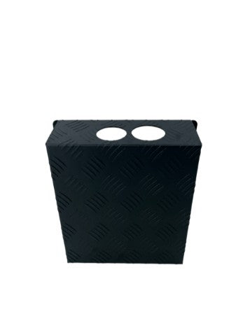 5L Black Checker Plate Tank Cover - GEN4