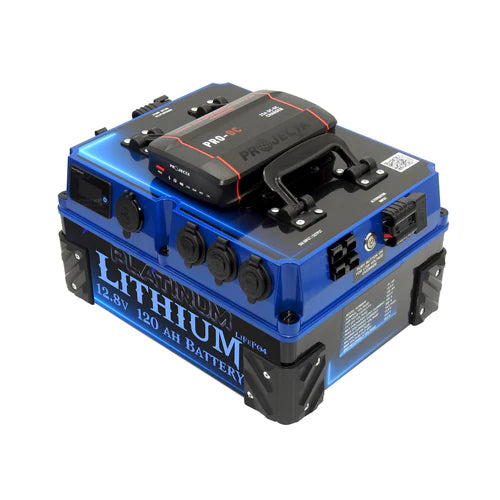 120Ah Lithium LiFePO4 Projecta DC-DC Battery Pack With Bluetooth