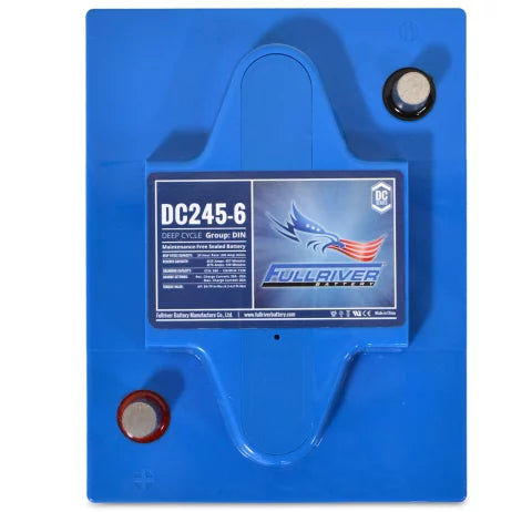 Fullriver 6V 245Ah Deep Cycle AGM Battery (DC245-6)
