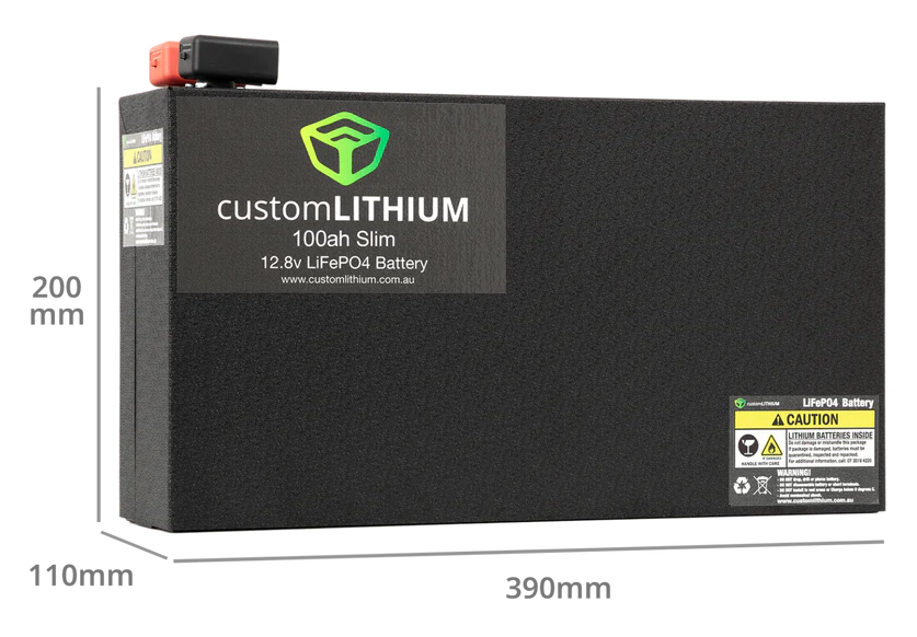Slim Lithium Battery 100Ah