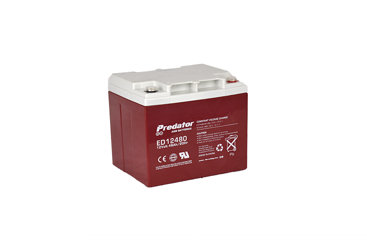 12V 48AH Deep Cycle AGM Battery (ED12480)