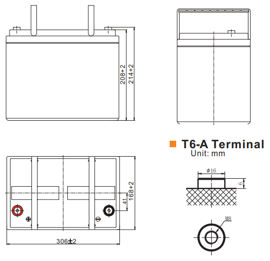 12V 100AH Multi-Purpose AGM Battery (ES121000)