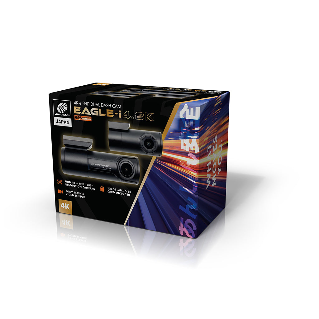 EAGLE-i4.2K 4K+FHD WI-FI GPS DVR DASHCAM