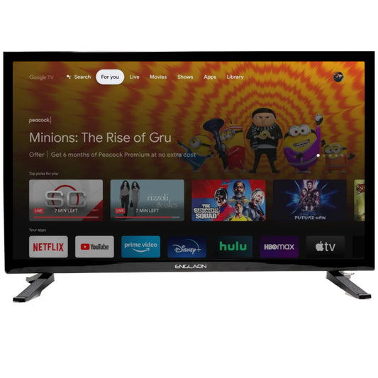 27’’ Full HD 12V Smart TV With Chromecast, Bluetooth & Google TV