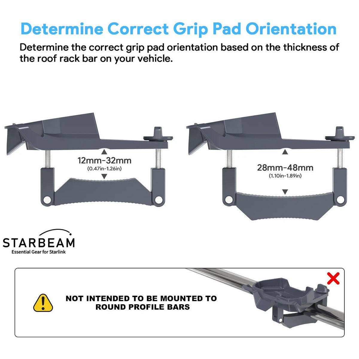 Starlink Mini Roof Rack Mount - Aluminium Alloy