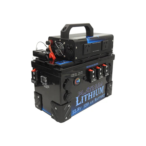 Thumper Battery Hub Getaway Plus 120 AH All in one Inverter Pack 40A DC Jump Start