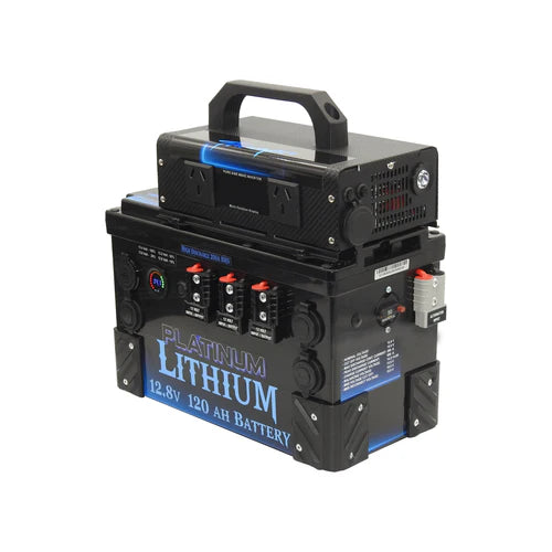 Thumper Battery Hub Getaway Plus 120 AH All in one Inverter Pack 40A DC Jump Start