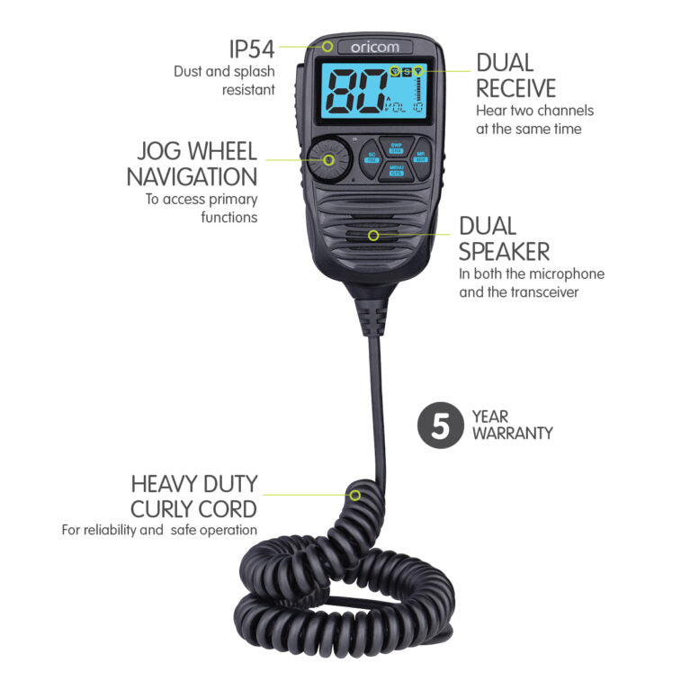 DTX4200XDV Dual Receive UHF CB Radio | 12V/24V