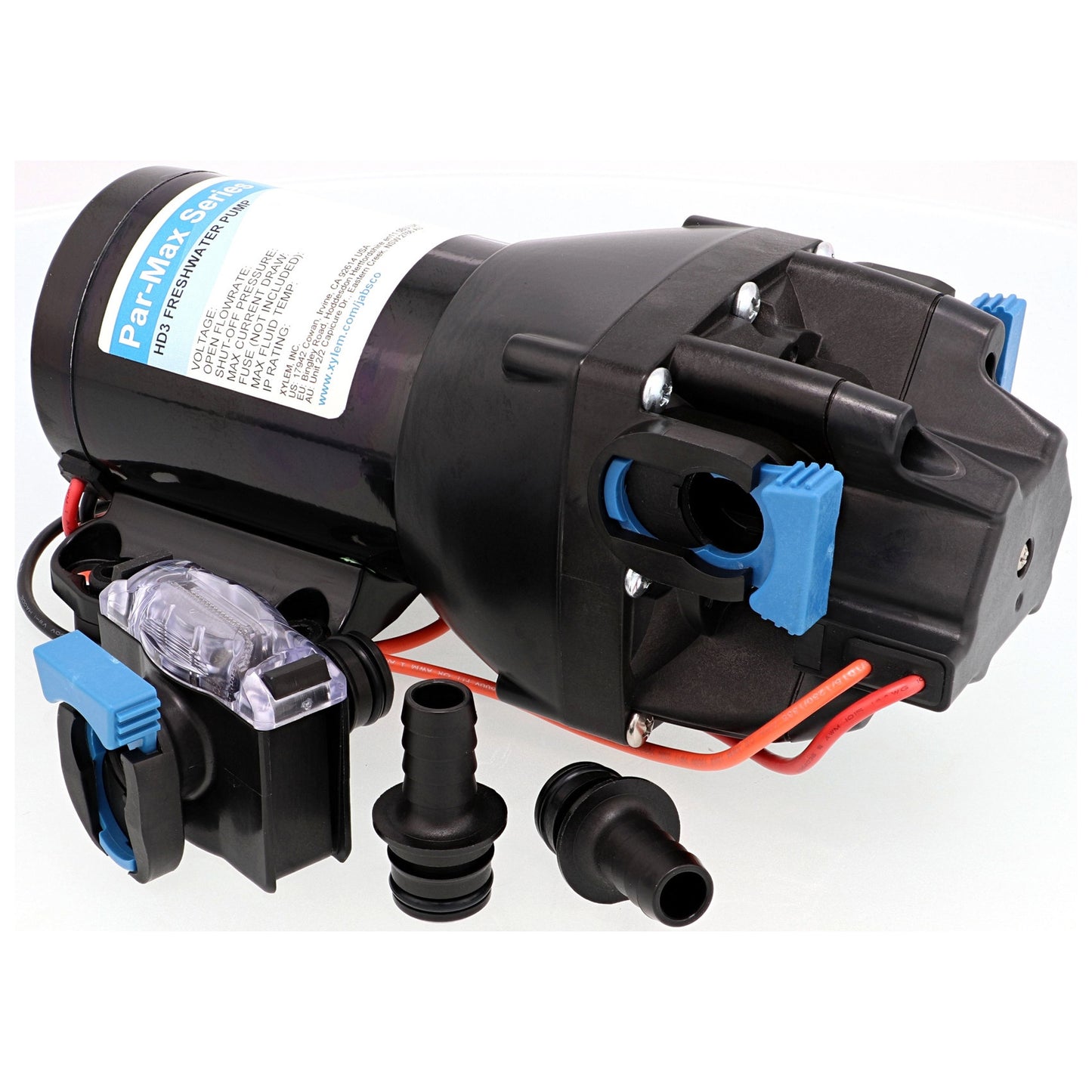 PAR-MAX 3 HD 12V Fresh Water Pump | 11.3LPM 60PSI