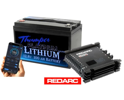 Thumper Lithium 100AH + Choose Your BMS & DC DC Charger
