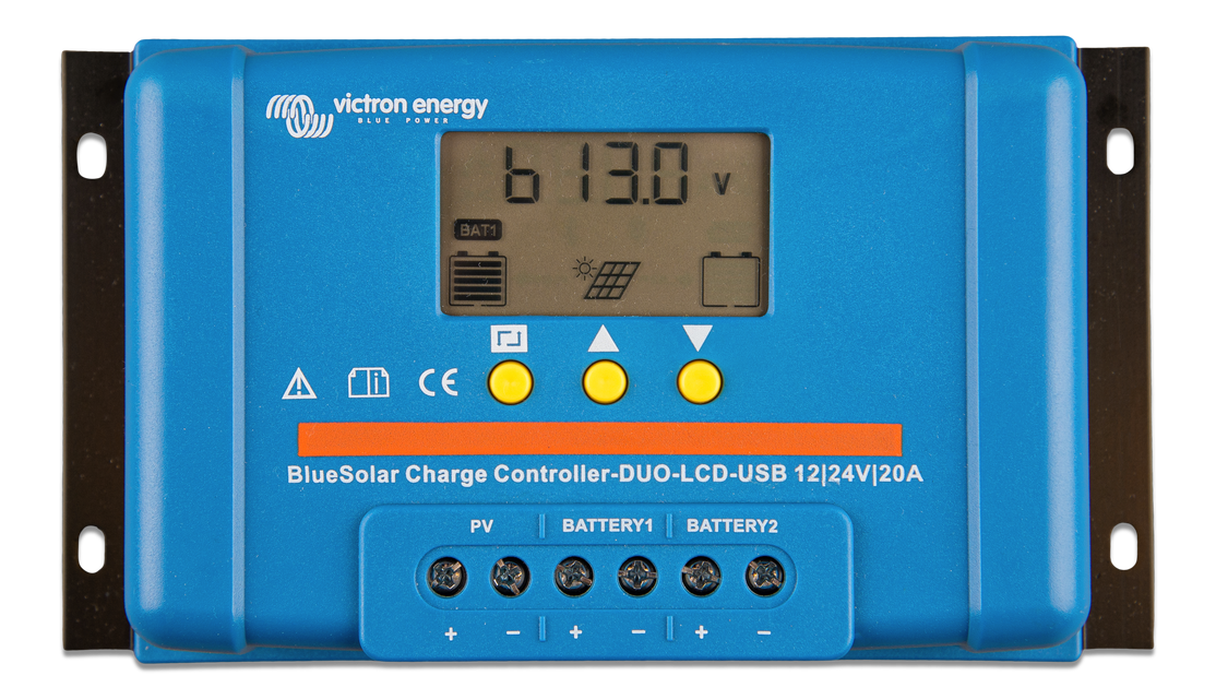 BLUESOLAR PWM DUO-LCD&USB 12/24V-20A