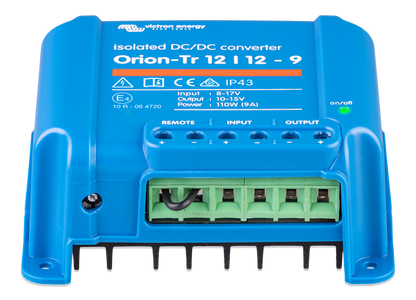 ORION-TR 12V TO 12V-9A (110W) ISOLATED DC-DC CONVERTER