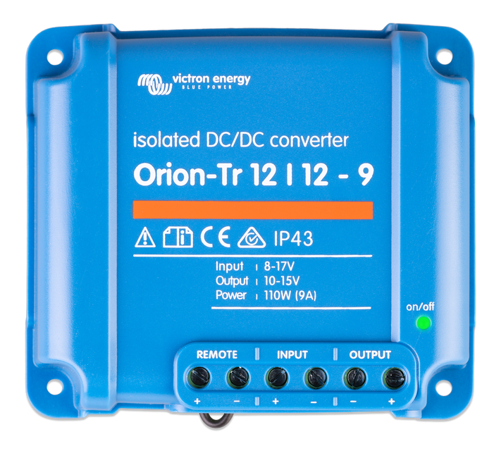 ORION-TR 12V TO 12V-9A (110W) ISOLATED DC-DC CONVERTER