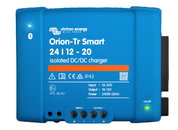 ORION-TR SMART 24V TO 12V-20A (240W) ISOLATED DC-DC CHARGER