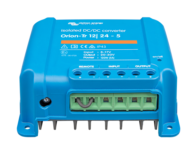 ORION-TR 12V TO 24V-5A (120W) ISOLATED DC-DC CONVERTER