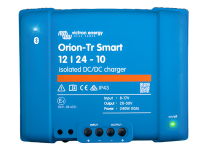 ORION-TR SMART 12V TO 24V-10A (240W) ISOLATED DC-DC CHARGER
