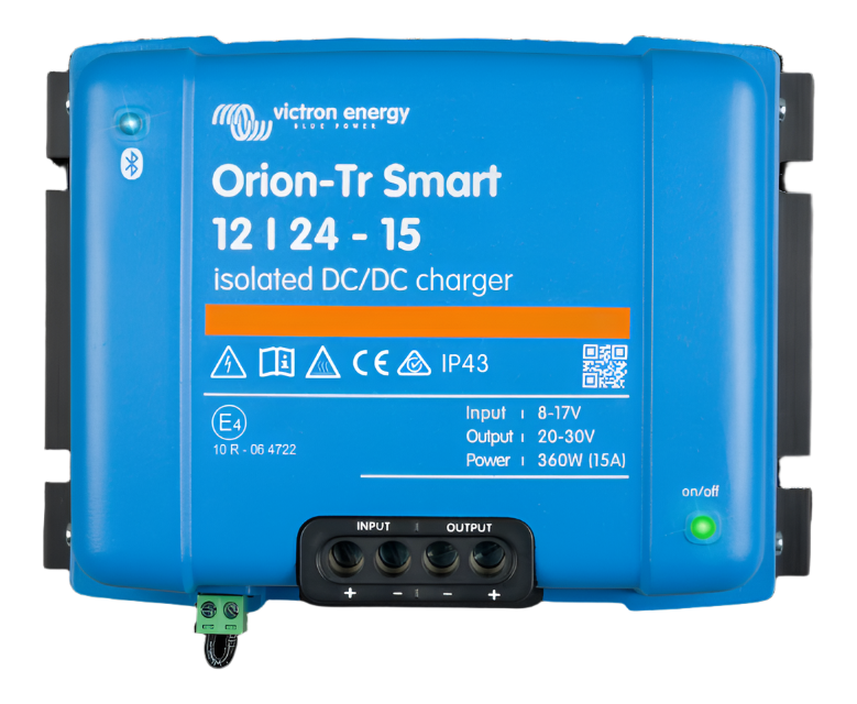 ORION-TR SMART 12V TO 24V-15A (360W) ISOLATED DC-DC CHARGER