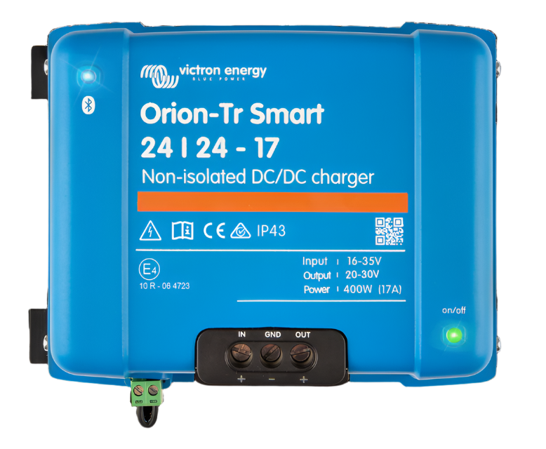 ORION-TR SMART 24V TO 24V-17A (400W) NON-ISOLATED DC-DC CHARGER