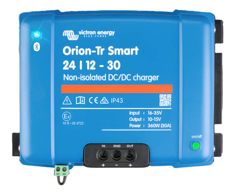 ORION-TR SMART 24V TO 12V-30A (360W) NON-ISOLATED DC-DC CHARGER