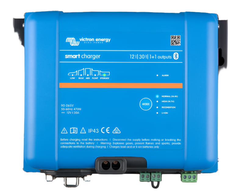 Smart IP43 12V 30A (1+1) Battery Charger