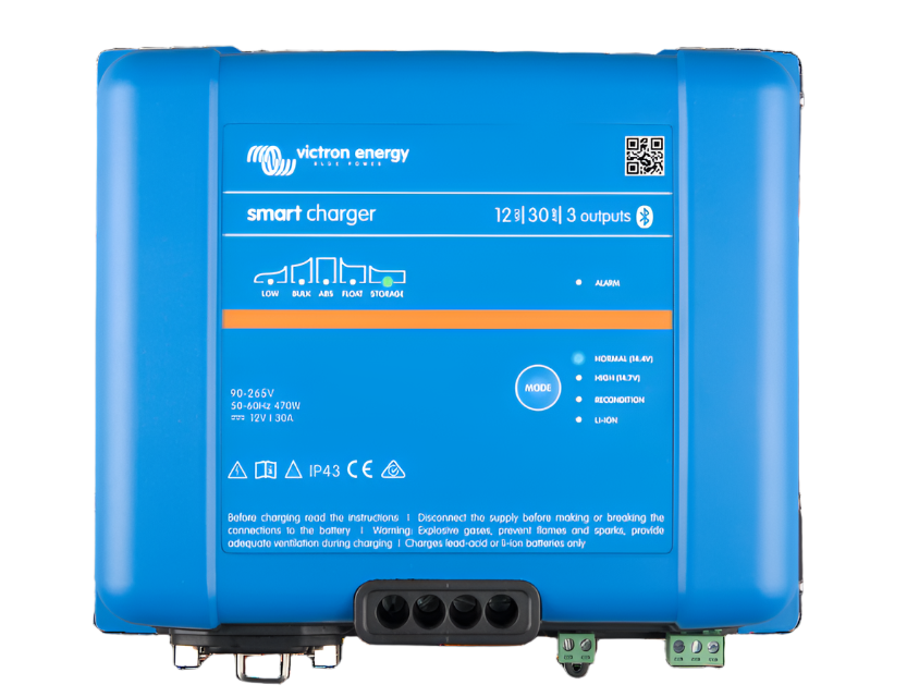Smart IP43 12V 30A (3) Battery Charger