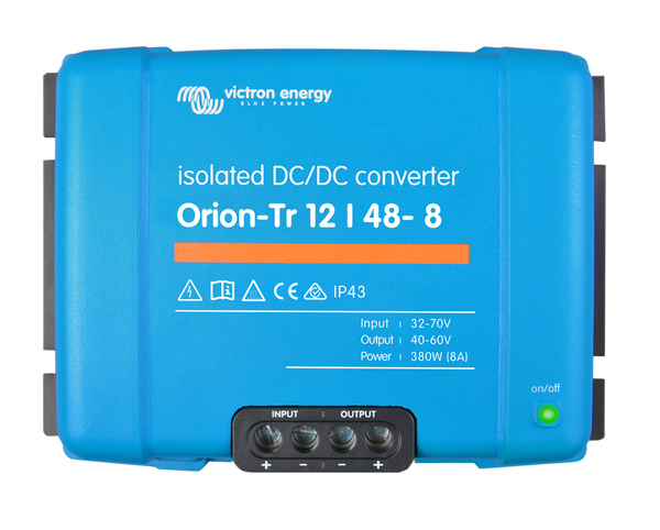 ORION-TR 12V TO 48V -8A (380W) ISOLATED DC-DC CONVERTER