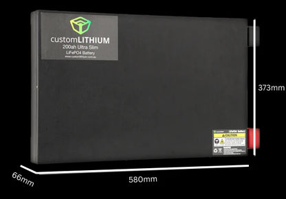 Ultra Slim Lithium Battery 200Ah