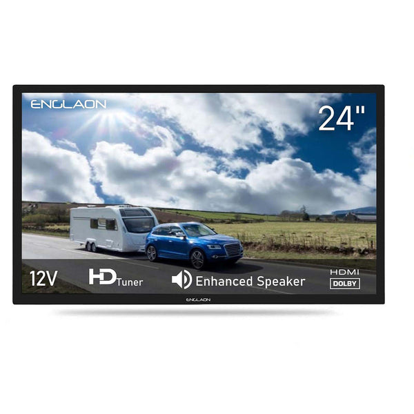 24" HD LED 12V TV for Caravans