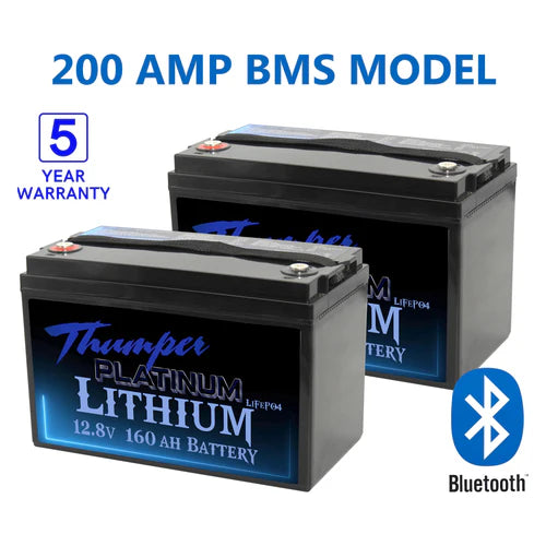 THUMPER PLATINUM LITHIUM 160AH LiFePO4 BLUETOOTH BATTERY