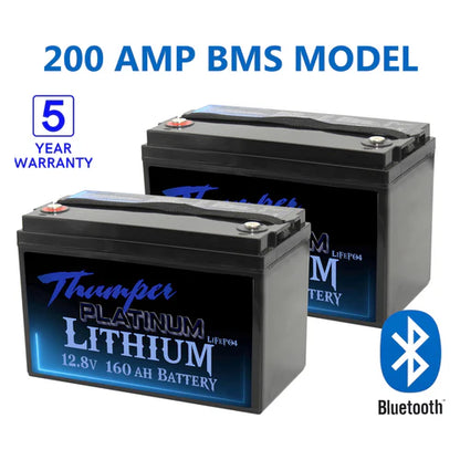 THUMPER PLATINUM LITHIUM 160AH LiFePO4 BLUETOOTH BATTERY