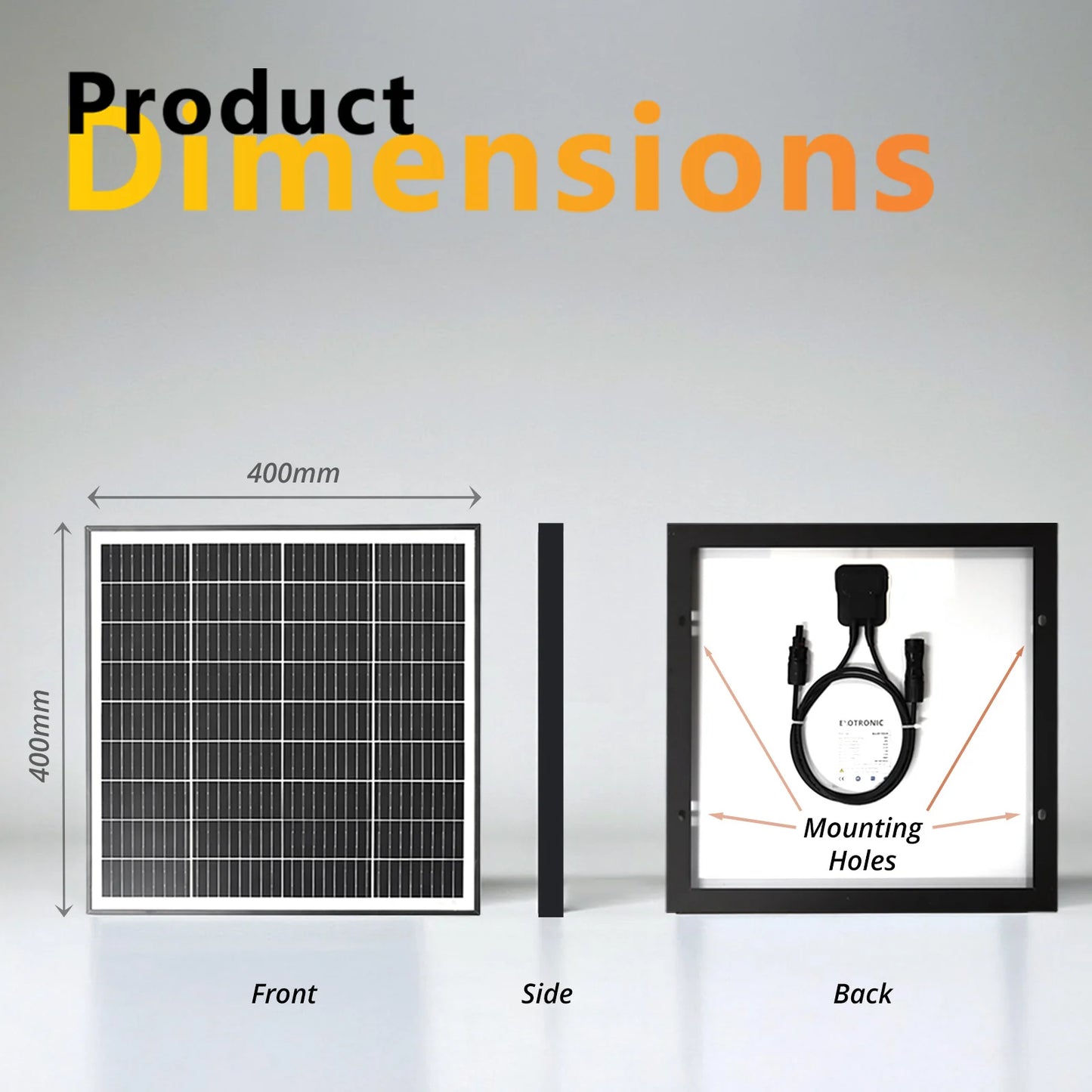 FUSION 30W FIXED SOLAR PANEL