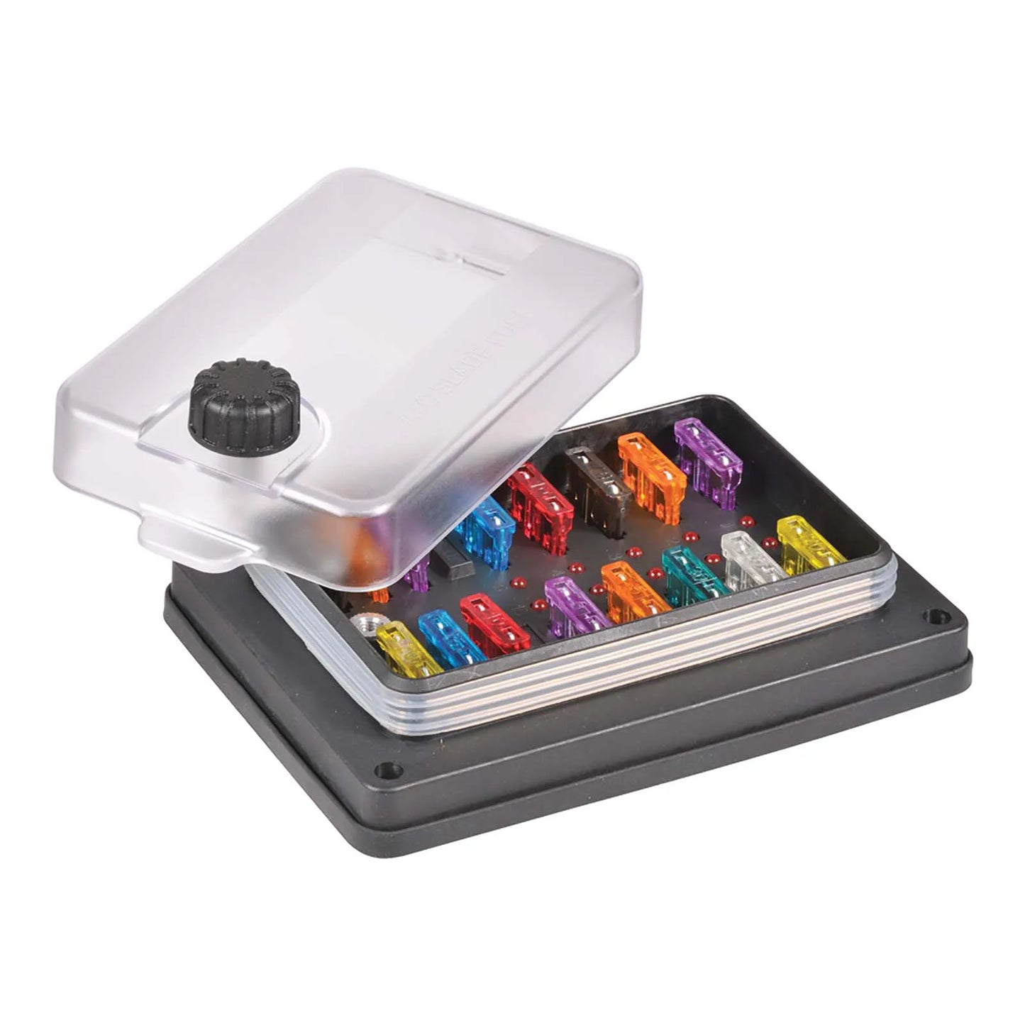 10-WAY WEATHERPROOF STANDARD ATS BLADE FUSE BLOCK