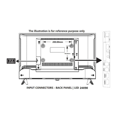 24’’ Full HD 12V Smart TV With Chromecast, Bluetooth & Google TV