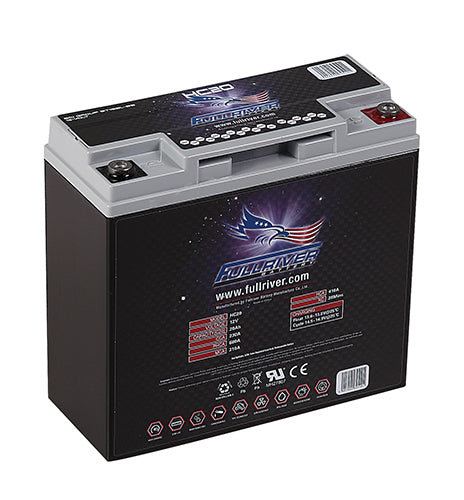 Fullriver 12V 20Ah 230CCA High Crank Battery (HC20)