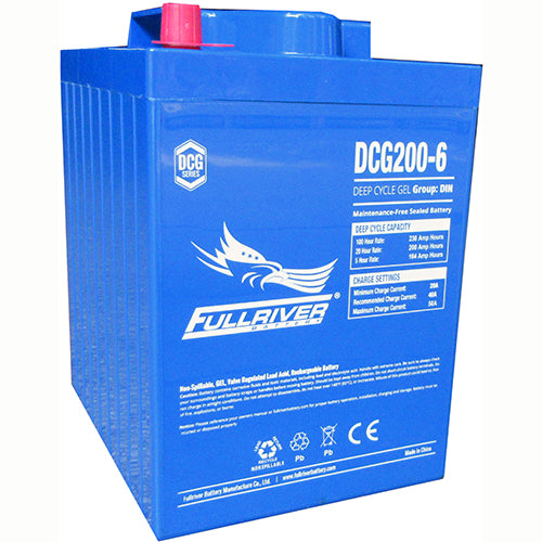 Fullriver 6V 200Ah Deep Cycle GEL Battery (DCG200-6)