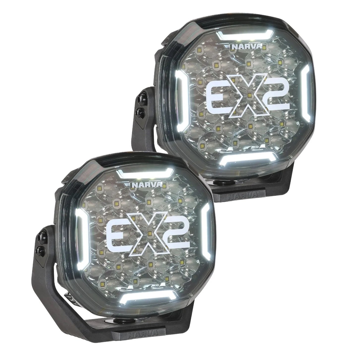 NARVA 12/24V EX2 BLACKOUT DRIVING LIGHT (PAIR)