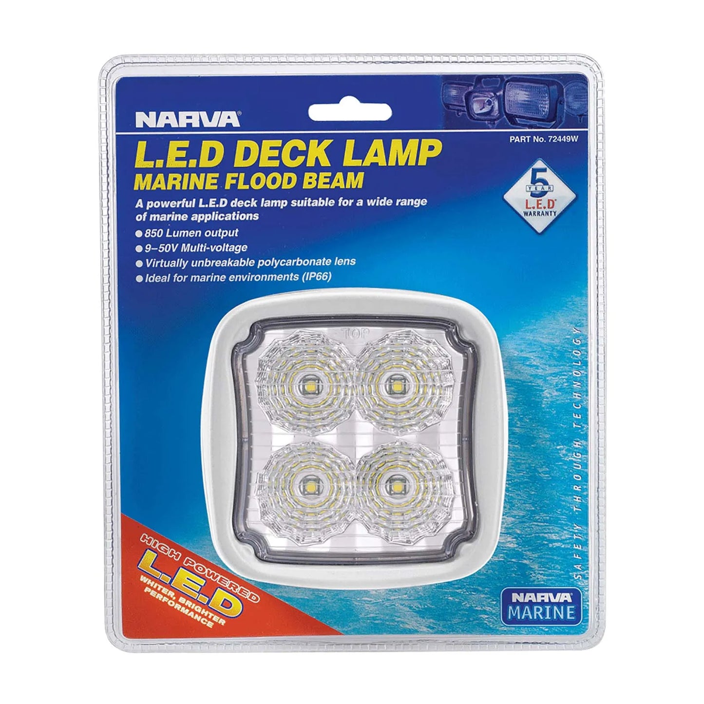 9-64V IP66 LED WORK LAMP FLOOD BEAM