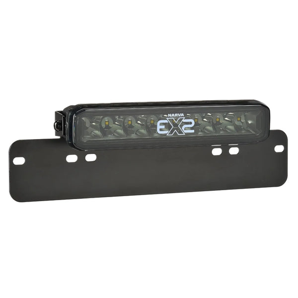 NARVA 10" EX2 Blackout Light Bar Single Row Licence Plate