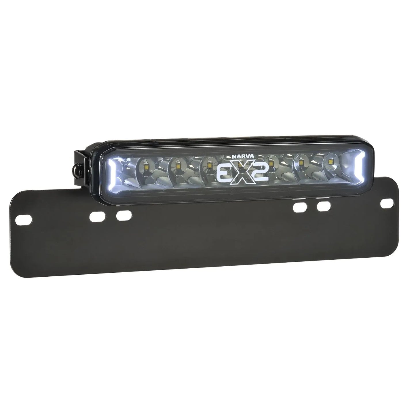 NARVA 10" EX2 Blackout Light Bar Single Row Licence Plate