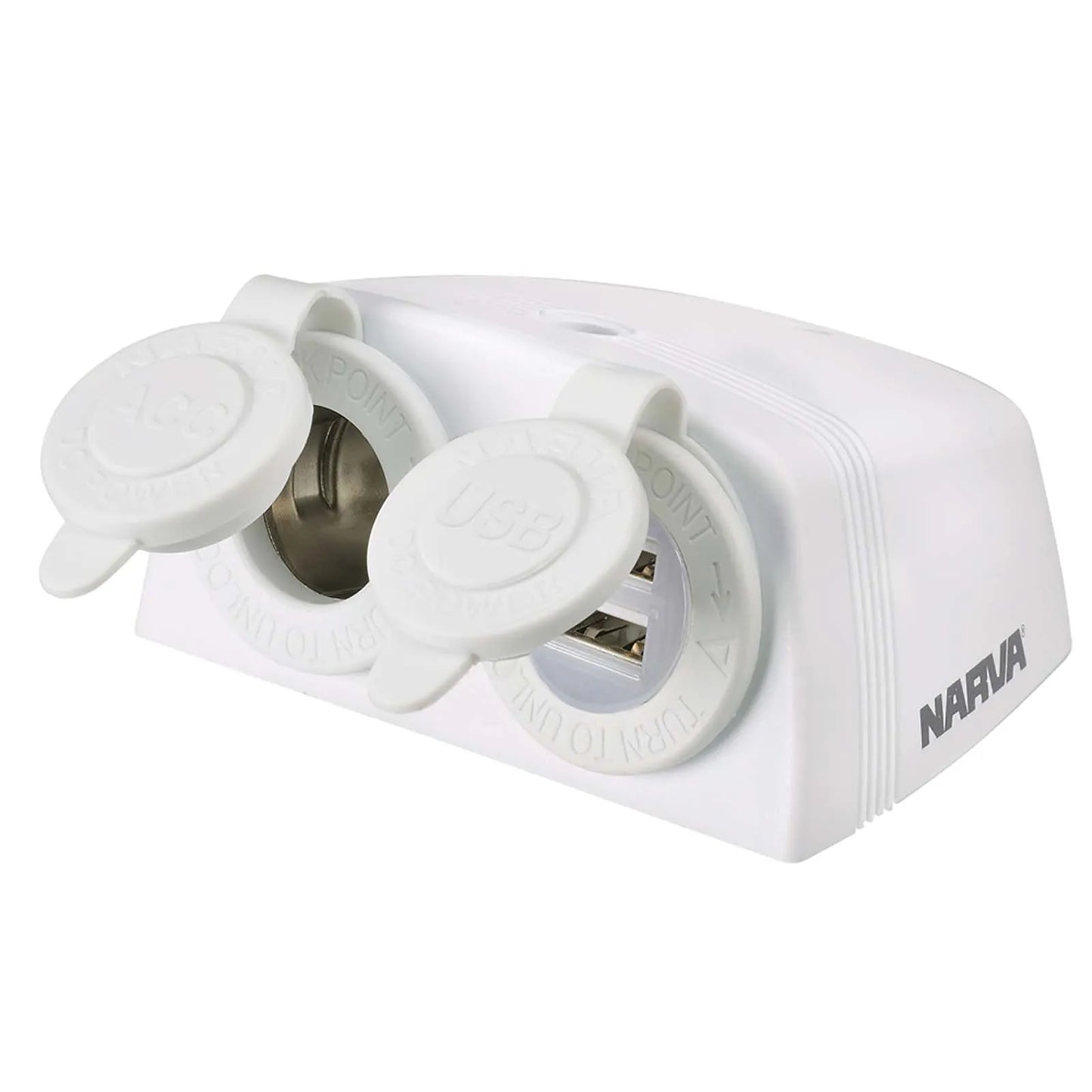 12V-24V HD DUAL SURFACE MOUNT ACC/USB