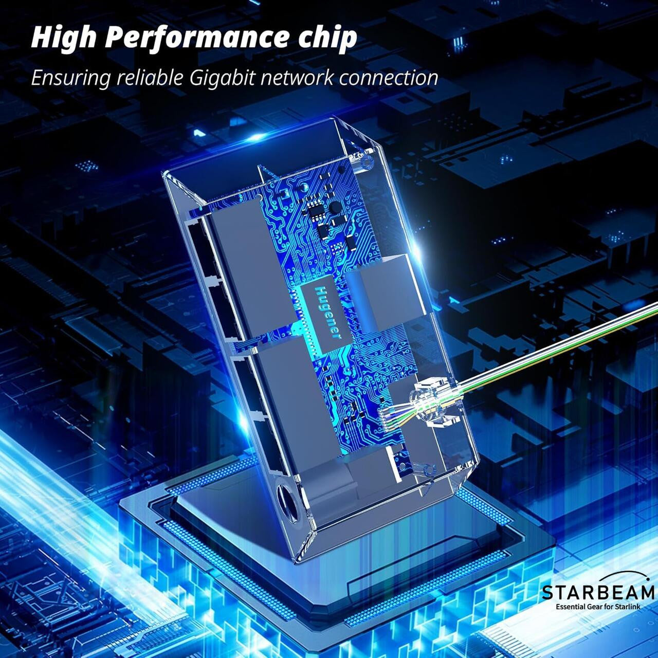 Starlink 4 Port Gigabit Ethernet Adapter for Mini/Gen3 Standard