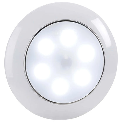 NARVA 9-33V SATURN LAMP DUAL COLOUR 75MM LED INTERIOR LAMP WITH TOUCH ON/OFF WHITE/RED