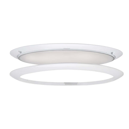NARVA 12V ROUND SATIN LED INTERIOR LAMP WITH TOUCH ON/OFF
